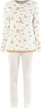 VERDISSIMA-|-Pigiama-maglia-serafino-e-pantalone