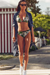 Verdissima Slip Donna Da Mare Con Coulisse Catena Jungle Slip Mare Fashion Nastrini Laterali Moda/Donna/Abbigliamento/Mare e piscina/Bikini/Slip tanga e culotte You Store - Messina, Commerciovirtuoso.it
