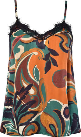 VERDISSIMA-|-Top-spallina-sottile-Satin