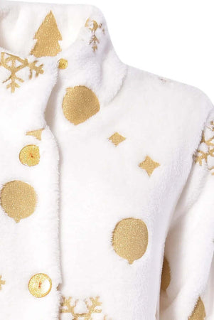 VERDISSIMA-|-Vestaglia-con-tasche-e-bottoni-Glitter-Noel