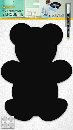 VERMES---LAVAGNA-A-FORMA-DI-ORSO-CON-PENNARELLO-A-GESSO-LIQUIDO