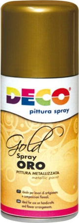 Vernice spray - 150ml - oro - DECO Giochi e giocattoli/Attività creative/Accessori per disegnare e colorare/Pittura/Colori a tempera Eurocartuccia - Pavullo, Commerciovirtuoso.it