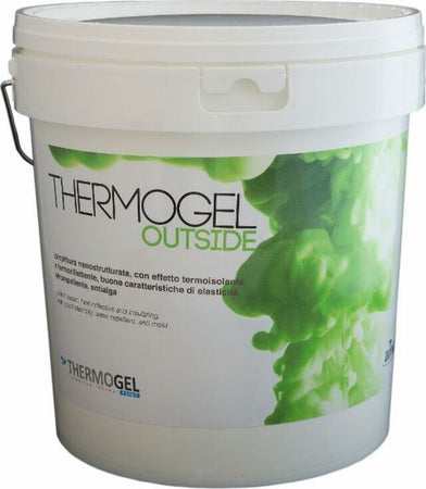 Vernice termoriflettente e termosiolante,idrorepellente e antialga per esterni