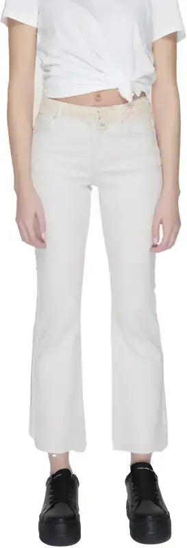 Vero Moda Jeans Donna - beige / L_34 - Abbigliamento Jeans