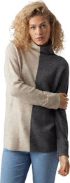 Vero-Moda-maglia-lunga-Lefile-beige-grigio