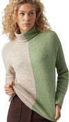 Vero-Moda-maglia-lunga-Lefile-beige-verde