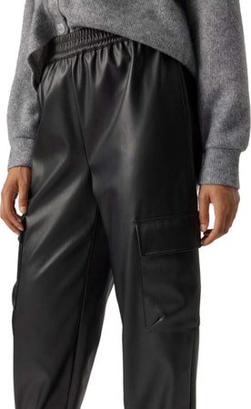 Vero-Moda-pantalone-cargo-ecopelle-nero10299437