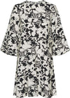 Vero-Moda-vestito-corto-3/4-bianco-nero-Ivone-10301046