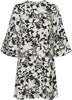 Vero-Moda-vestito-corto-3/4-bianco-nero-Ivone-10301046