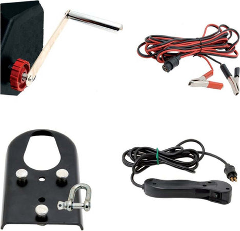 Verricello elettrico da 300 W con carrucola e fune in acciaio compreso di kit di installazione per rimorchio Fai da te/Prodotti per la costruzione/Prodotti per il trasporto materiali/Sollevamento e trazione/Argani e accessori/Argani manuali/Paranchi a catena La Zappa - Altamura, Commerciovirtuoso.it