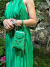 Versace borsa verde 
