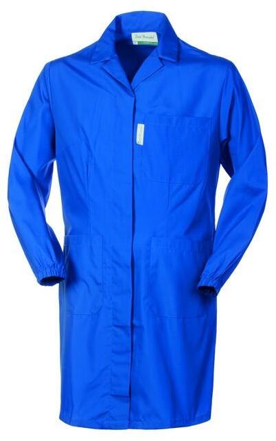 Vestaglia Donna Polibrembo Azzurro Camice da Lavoro Laboratorio Sartoria Facile Stiro