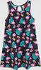 Vestito Bambina Estate Kyly Blu Navy Pink Flamingo Vestitino Estivo Bimba con Fenicotteri Rosa e Gialli Abitino Girocollo Casual 100% Cotone Fantasia Fenicottero 110215 ABITO Piccole Canaglie - Tropea, Commerciovirtuoso.it