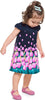 Vestito Bambina Estivo Corto Vestitino Blu Rosa Tulipani Abito Bimba a Fiori Girocollo Mezze Maniche in Cotone Abitino Stampato Leggero Kyly Tulips Baby Dress ABITO Piccole Canaglie - Tropea, Commerciovirtuoso.it
