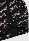Vestito Bambina Estivo Nero e Rosa You Go Girl Vestitino in Cotone 95% Estate Abito Smanicato Corto Casual Bimba Stampato ABITO Piccole Canaglie - Tropea, Commerciovirtuoso.it