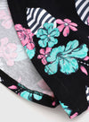 Vestito Bambina Estivo Nero Rosa Stampa Fiori Vestitino Corto Estate Bimba Abito Leggero Casual Abitino Leggero ABITO Piccole Canaglie - Tropea, Commerciovirtuoso.it