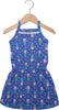 Vestito Bambina Estivo Stampato Multi Colore Vestitino Estate Casual Bimba Leggero 100% Cotone Abito Fantasia Ananas Abitino Corto con Elastico in Vita VESTITO Piccole Canaglie - Tropea, Commerciovirtuoso.it