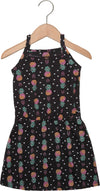 Vestito Bambina Estivo Stampato Multi Colore Vestitino Estate Casual Bimba Leggero 100% Cotone Abito Fantasia Ananas Abitino Corto con Elastico in Vita VESTITO Piccole Canaglie - Tropea, Commerciovirtuoso.it