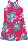 Vestito Bambina Rosa Fiori Stampato Vestitino Estate Casual Leggero 100% Cotone Abito Bimba Floreale Abitino Corto Rosa Fiori ABITO Piccole Canaglie - Tropea, Commerciovirtuoso.it