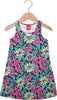 Vestito Bambina Stampato Colorato Estivo Vestitino Fiori Multi Colore Fantasia Abito Estate Bimba Abitino Casual 100% Cotone VESTITO Piccole Canaglie - Tropea, Commerciovirtuoso.it