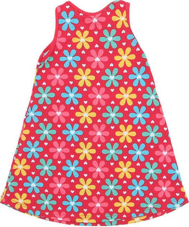 Vestito Bambina Stampato Colorato Estivo Vestitino Fiori Multi Colore Fantasia Abito Estate Bimba Abitino Casual 100% Cotone ABITO Piccole Canaglie - Tropea, Commerciovirtuoso.it