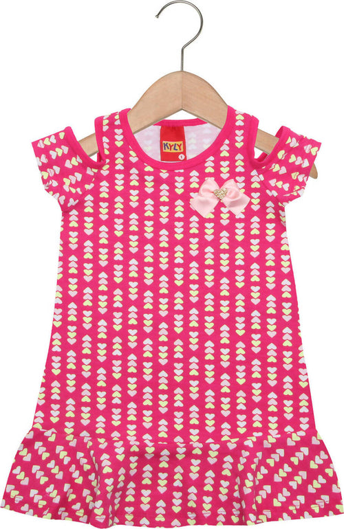 Vestito Bambina Stampato Rosa Estivo Vestitino Volant Bianco e Rosa Cuori Fantasia Abito Estate Bimba Abitino Casual 94% Cotone VESTITO Piccole Canaglie - Tropea, Commerciovirtuoso.it