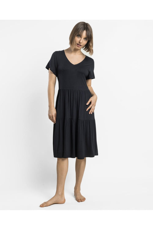 Vestito Donna Admas 19797 Abito Corto Scollo V Viscosa Estivo