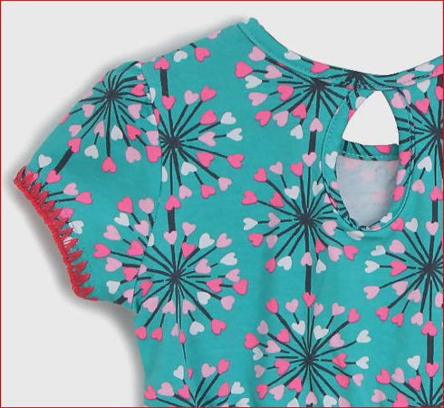 Vestito Estivo Bimba Mezze Maniche Vestitino Azzurro Estate Abito Bambina Girocollo Morbido 95% Cotone Abitino Corto ABITO Piccole Canaglie - Tropea, Commerciovirtuoso.it