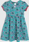 Vestito Estivo Bimba Mezze Maniche Vestitino Azzurro Estate Abito Bambina Girocollo Morbido 95% Cotone Abitino Corto ABITO Piccole Canaglie - Tropea, Commerciovirtuoso.it