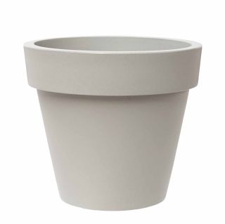 Vaso tondo "Standard One Essential" in plastica colorati da esterno e giardino per piante e fiori