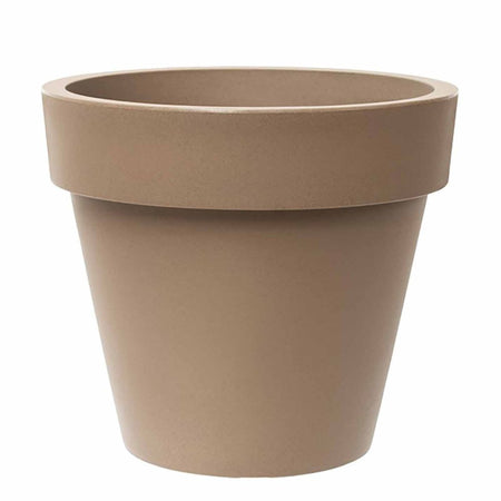 Vaso tondo "Standard One Essential" in plastica colorati da esterno e giardino per piante e fiori