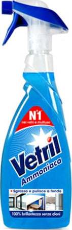Vetril Ammoniaca - trigger da 650 ml - Vetril Casa e cucina/Detergenti e prodotti per la pulizia/Detergenti per la casa/Detergenti multiuso Eurocartuccia - Pavullo, Commerciovirtuoso.it