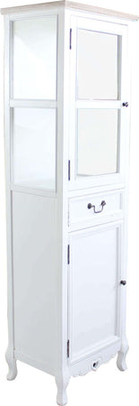 vetrina-un-cassetto-2-ante-in-legno-di-paulownia-shabby-chic-50x37x170-Bianco-Milani-Home