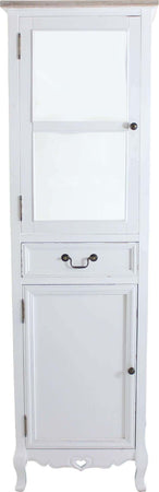 vetrina-un-cassetto-2-ante-in-legno-di-paulownia-shabby-chic-50x37x170-Bianco-Milani-Home