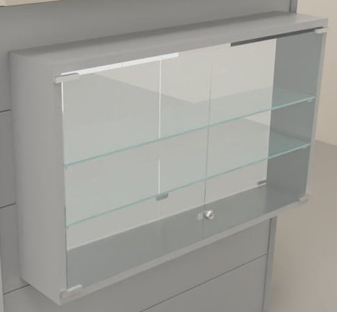 Vetrina per banco vendita cm. 81x15x49h
