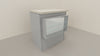 Vetrina per banco vendita cm. 81x15x49h