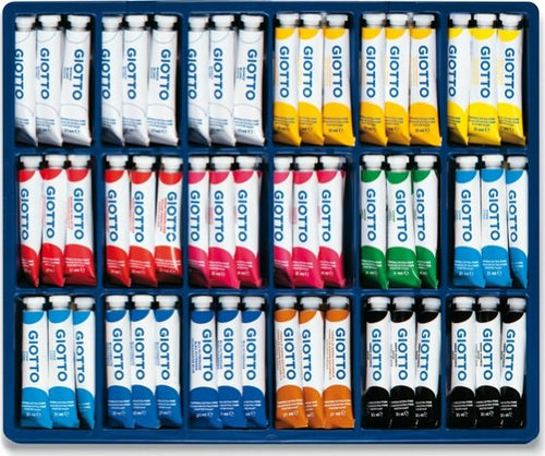 Vetrine assortimento - 21ml - colori assortiti - Giotto - 108 tubetti assortiti Giochi e giocattoli/Attività creative/Accessori per disegnare e colorare/Pittura/Colori a tempera Eurocartuccia - Pavullo, Commerciovirtuoso.it
