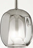 Vetro-Borosilicato-Contemporaneo-Rain-Fumè-Specchiato-D17,5-Senza-Rosone
