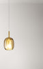 Vetro-Borosilicato-Contemporaneo-Rain-Oro-Specchiato-D17,5-Senza-Rosone