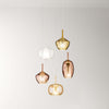 Vetro-Borosilicato-Contemporaneo-Rain-Oro-Specchiato-D20-Senza-Rosone