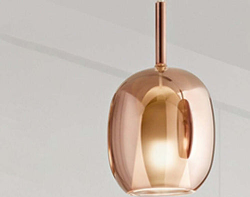 Vetro-Borosilicato-Contemporaneo-Rain-Rame-Specchiato-D17,5-Senza-Rosone