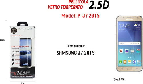 Vetro Temperato Pellicola Protettiva Samsung Galaxy J7 2015 Protezione Maxtech P-j7 2015 Pellicole Protettive Trade Shop italia - Napoli, Commerciovirtuoso.it