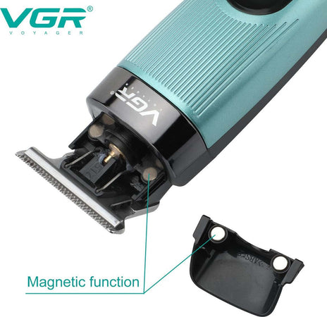 VGR-V-975-RASOIO-ELETTRICO-TAGLIA-CAPELLI-PROFESSIONALE-REGOLA-BARBA-DISPLAY-USB