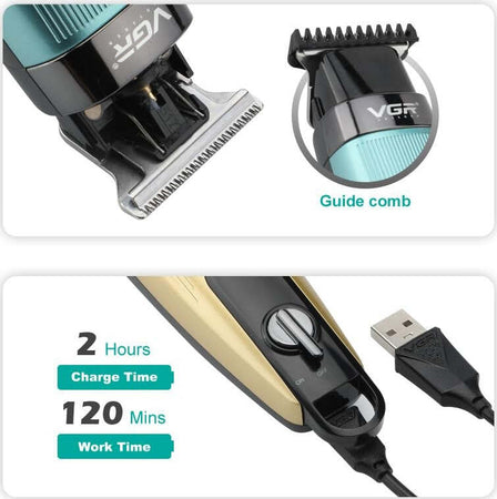 VGR-V-975-RASOIO-ELETTRICO-TAGLIA-CAPELLI-PROFESSIONALE-REGOLA-BARBA-DISPLAY-USB