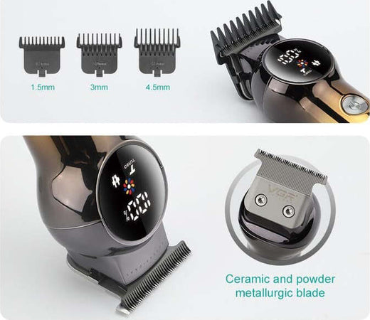 VGR-V-989-RASOIO-ELETTRICO-TAGLIA-CAPELLI-PROFESSIONALE-REGOLA-BARBA-DISPLAY-USB