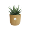 Vaso Vibes Fold Round in plastica riciclata, per esterno, stile moderno