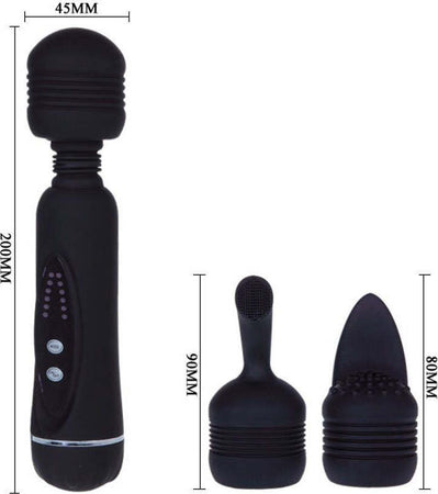 Vibratore Classico Con Punte Di Ricambio Massaggiatore Pretty Love Magical Massager 12 Funzioni 3 Teste Intercambiabili Salute e cura della persona/Erotismo e contraccezione/Sex toys/Vibratori/Vibratori classici Kondorama - Martinsicuro, Commerciovirtuoso.it