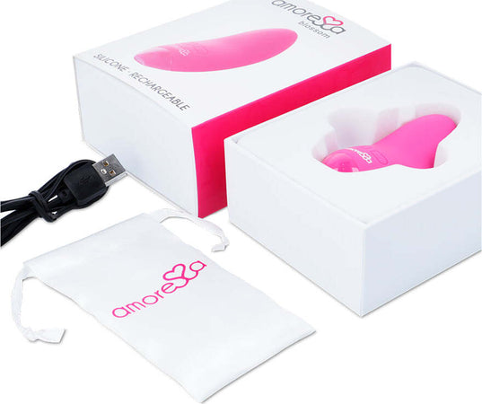 Vibratore Compatto Ergonomico in Silicone Amoressa Blossom Pink Vibratore Da Viaggio Compatto 6 modalità di vibrazione con 3 intensità Salute e cura della persona/Erotismo e contraccezione/Sex toys/Vibratori/Vibratori classici Kondorama - Martinsicuro, Commerciovirtuoso.it