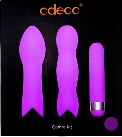 Vibratore con 2 Guaine di Forma Diversa intercambiabili Odeco 7 Funzioni Di Vibrazione Qamra Kit Purple Vibratore Silenzioso Salute e cura della persona/Erotismo e contraccezione/Sex toys/Vibratori/Vibratori classici Kondorama - Martinsicuro, Commerciovirtuoso.it