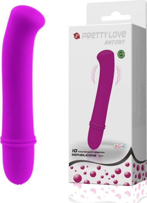 Vibratore g-spot classico Silenzioso Pretty Love Antony 10 Funzioni 12 x 2.5 cm Salute e cura della persona/Erotismo e contraccezione/Sex toys/Vibratori/Vibratori classici Kondorama - Martinsicuro, Commerciovirtuoso.it